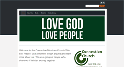 Desktop Screenshot of connectionministries.com