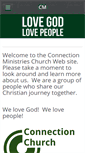 Mobile Screenshot of connectionministries.com